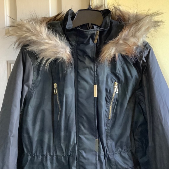 GILI Camo Hooded Anorak Jacket Olive Size 14 - Picture 2 of 15